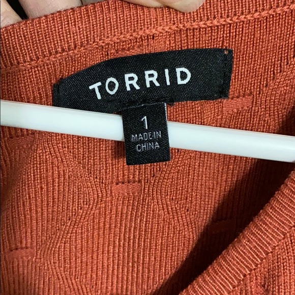 Torrid Mixed Stitch Sweater Dress - Picture 5 of 8
